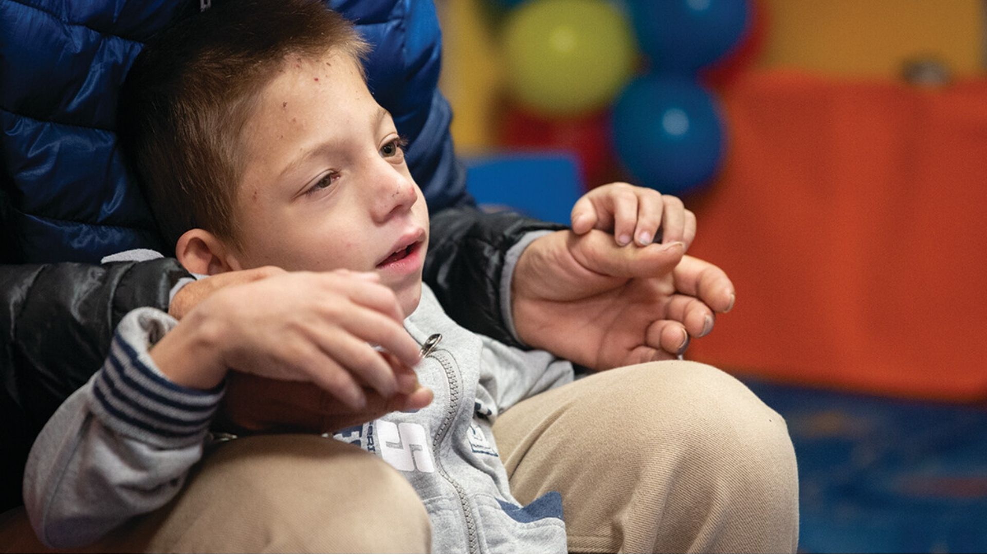 Ivan and his dad, Stoyan spend a lot of time together. They were separated for a long time due to Ivan's disability.