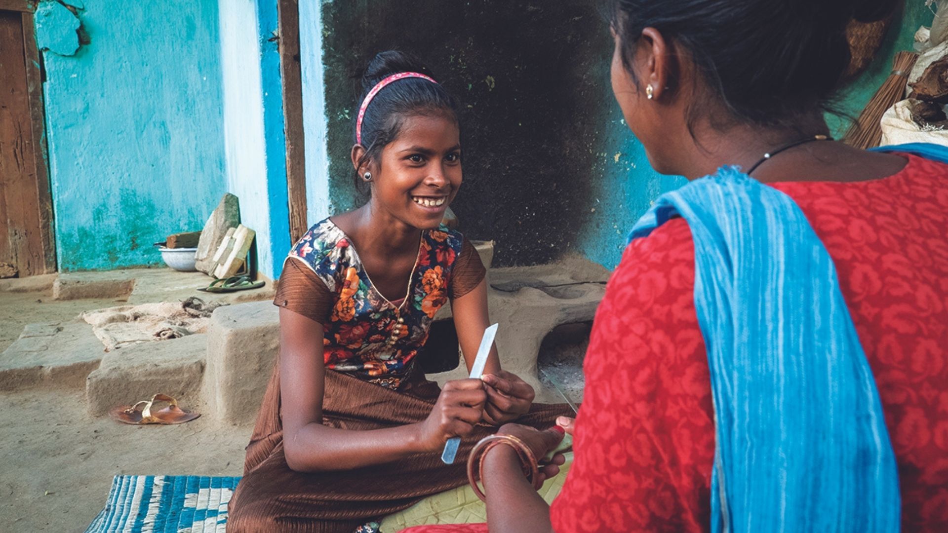 Jacinta, a young girl in India who has benefitted from the support of our local partners, CINI
