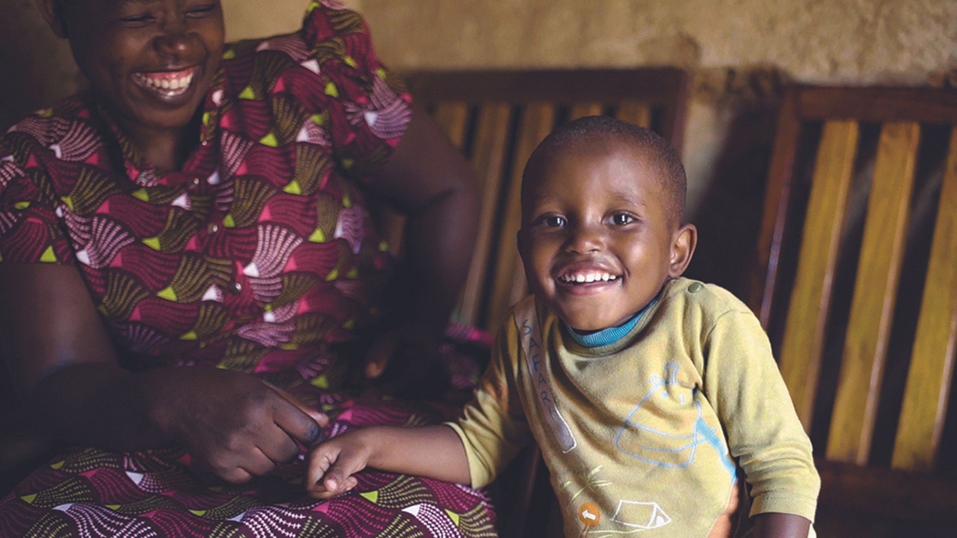 Although like many children her age, Therese now wants to do lots of things for herself, at dinner time, she still likes to sit on Valerie’s lap. That way, her mum can help her with her food and give her an extra cuddle.