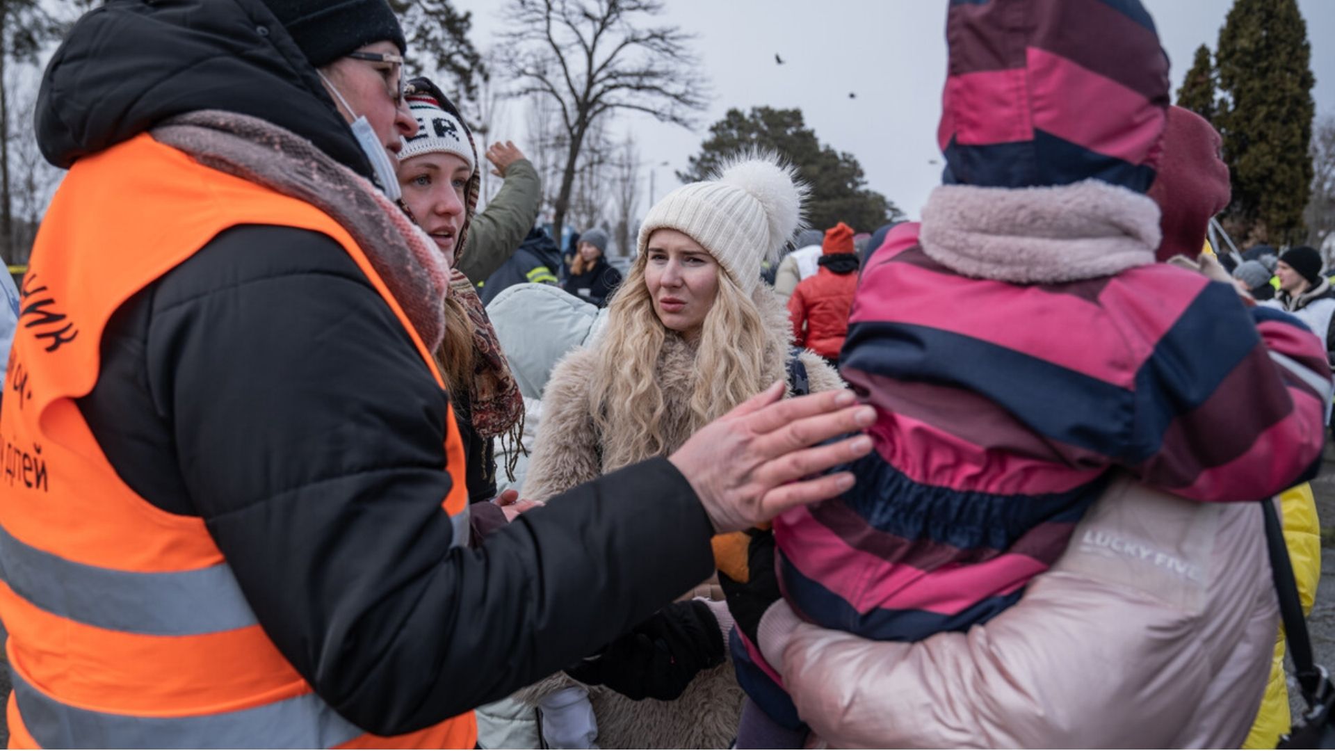 Refugees at the Siret border, Romania, 2022