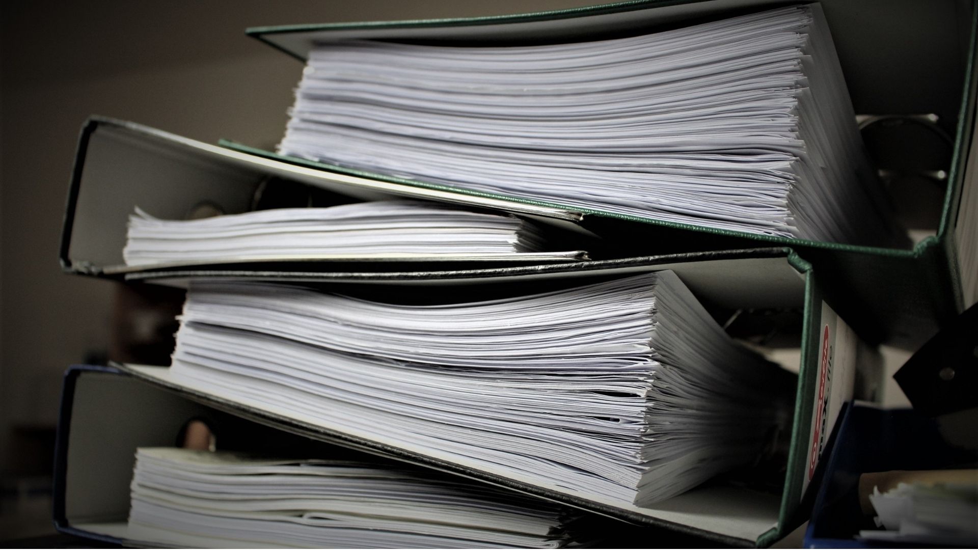 A pile of documents