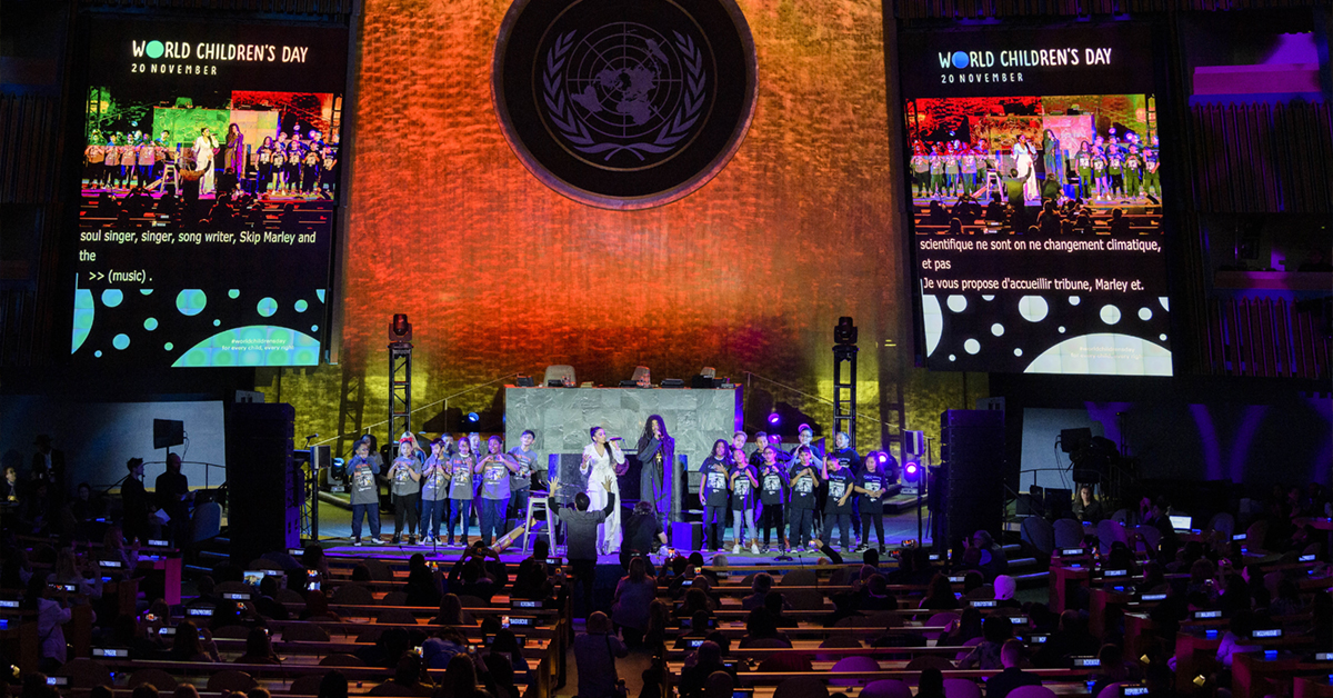 The UN General Assembly has adopted the Resolution in the same year as celebrating the 30th anniversary of the Convention on the Rights of the Child, above (UN Photo/Manuel Elias)