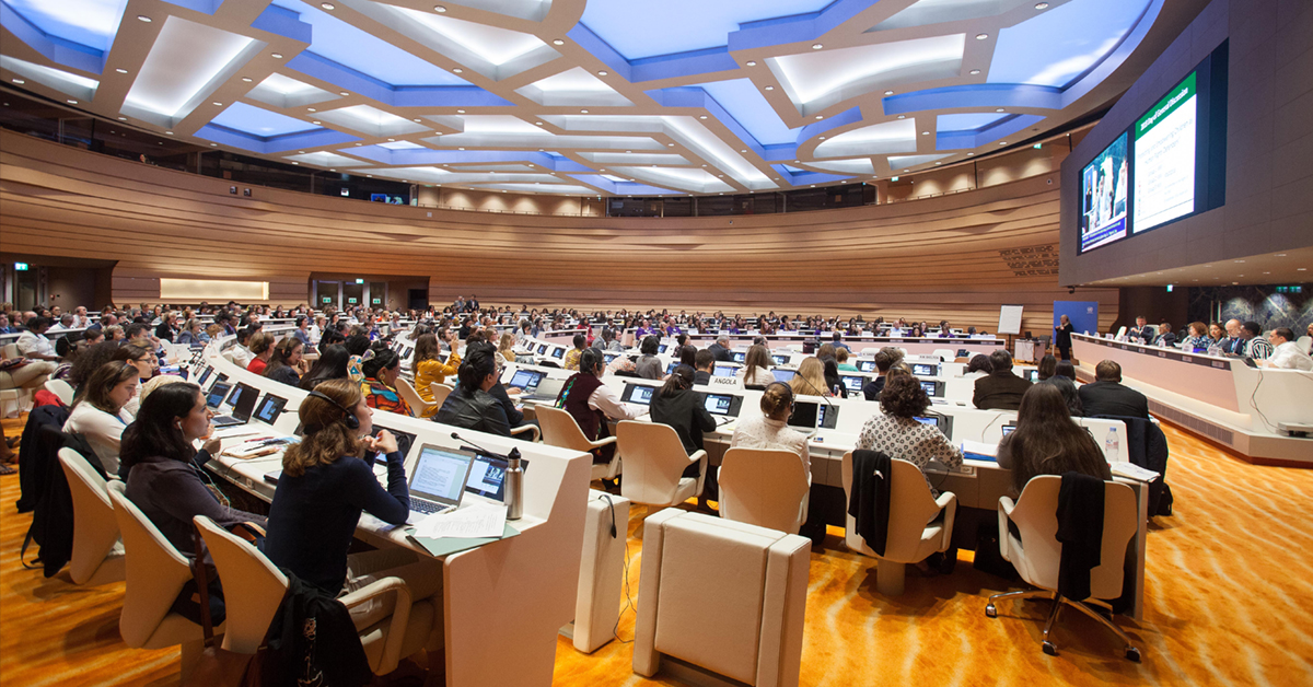 Participants at the UNCRC’s 2018 Day of General Discussion including childcare reform