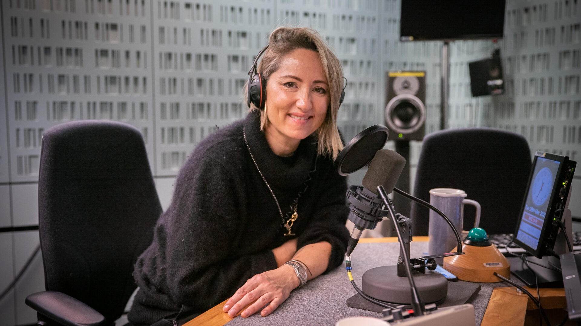 KT Tunstall recording BBC Radio 4 appeal for Hope and Homes for Children