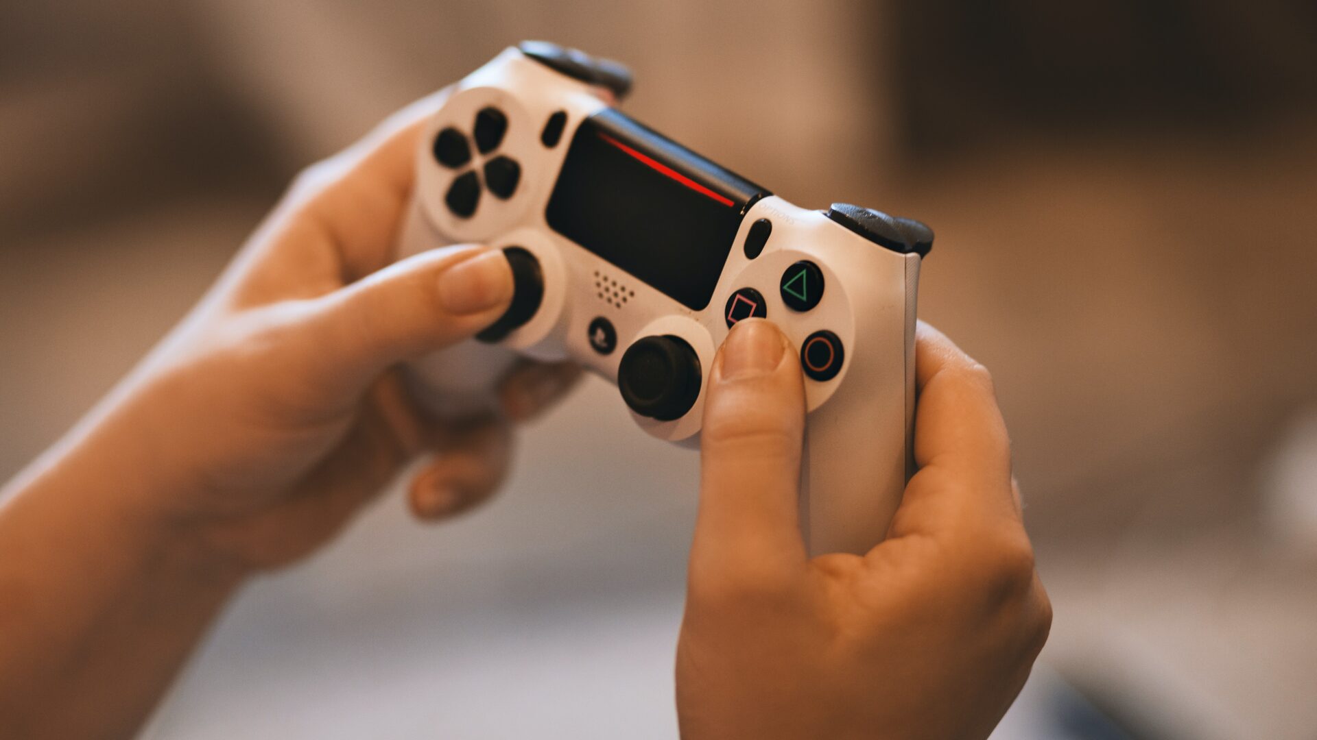 Image is of a PlayStation remote