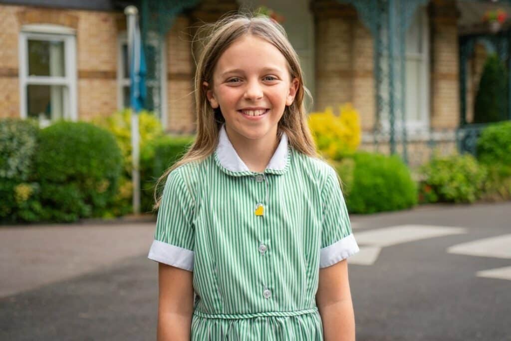 As house captain, Grace was challenged to campaign for her school’s new charity of the year. 