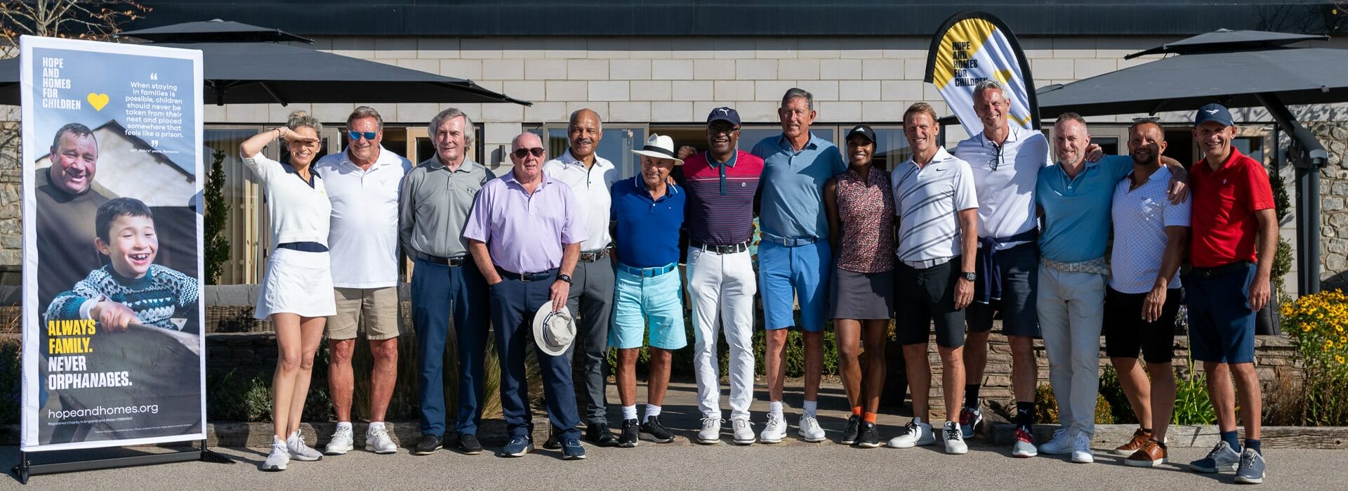 The Celebrities that played in the 2023 Golf Day