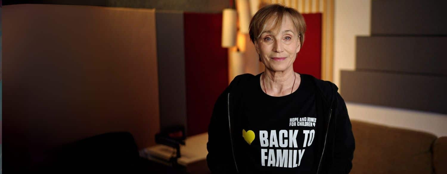 Kristin Scott-Thomas, our ambassador for over 20 years, talks about the issue of 5.4M children locked away in orphanages.